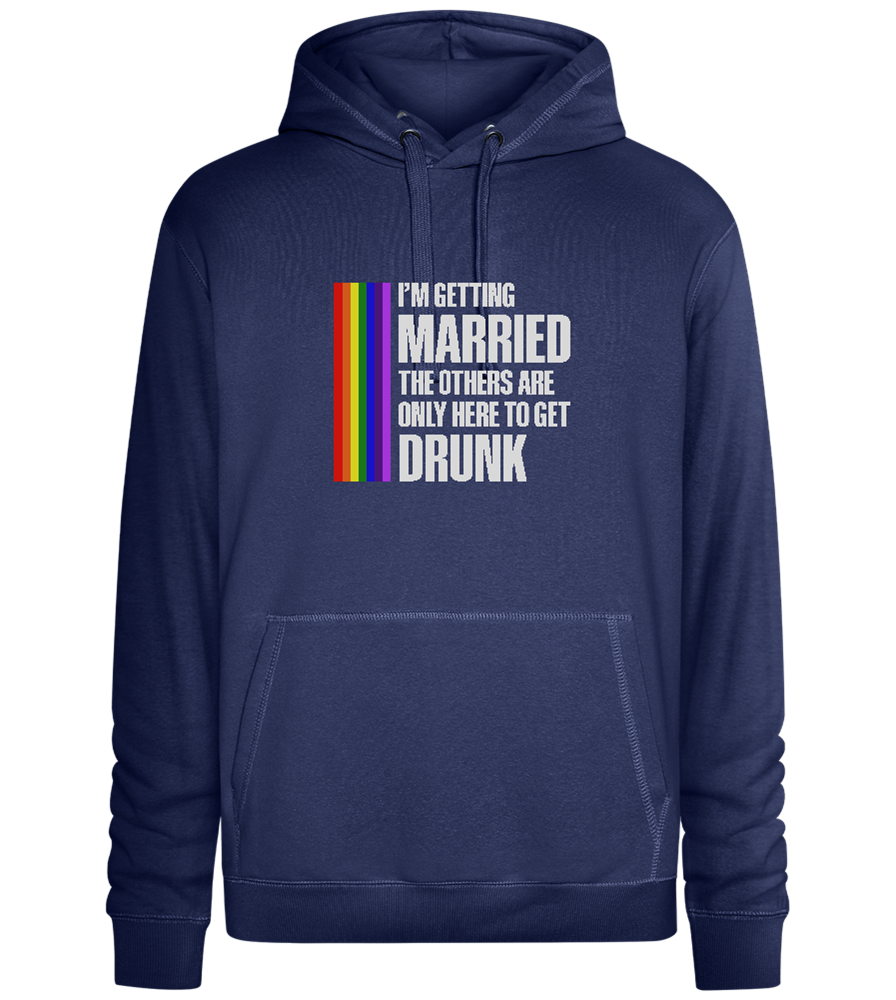 I'm Getting Married Design - Premium unisex hoodie_DENIM CHINA_front