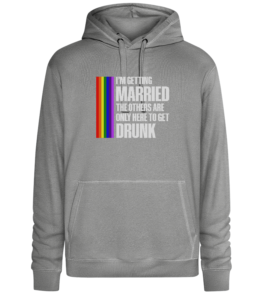 I'm Getting Married Design - Premium unisex hoodie_ORION GREY II_front