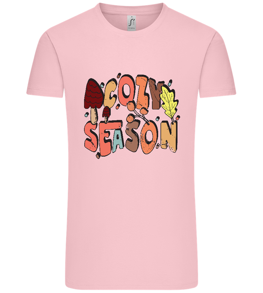 Cozy Season Design - Comfort Unisex T-Shirt_CANDY PINK_front