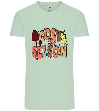 Cozy Season Design - Comfort Unisex T-Shirt_ICE GREEN_front