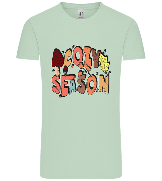 Cozy Season Design - Comfort Unisex T-Shirt_ICE GREEN_front