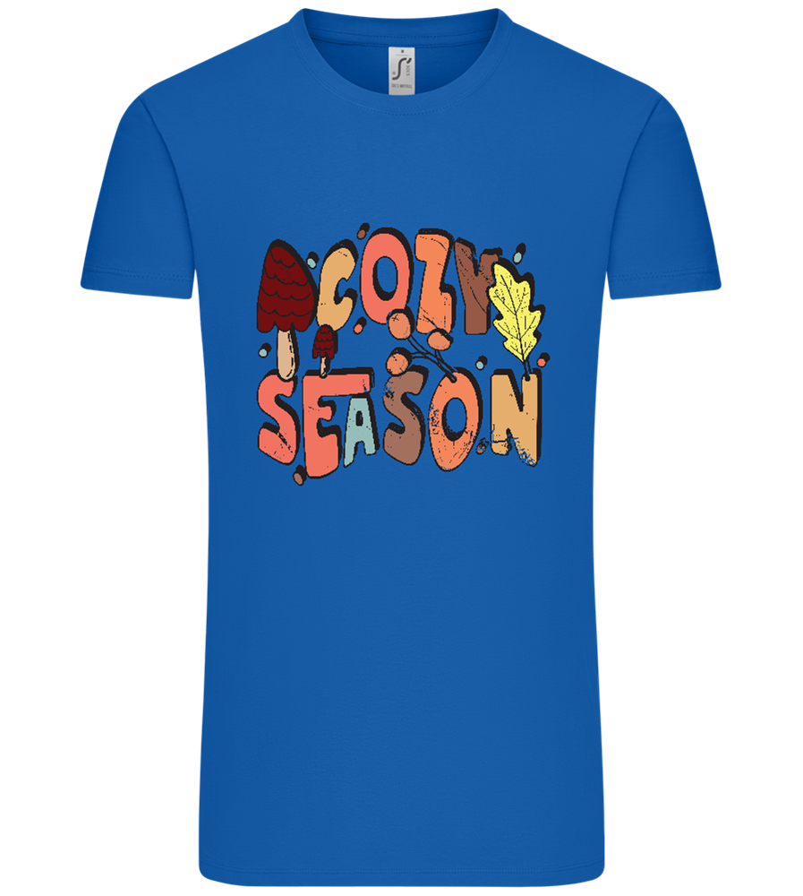 Cozy Season Design - Comfort Unisex T-Shirt_ROYAL_front