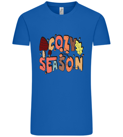 Cozy Season Design - Comfort Unisex T-Shirt_ROYAL_front