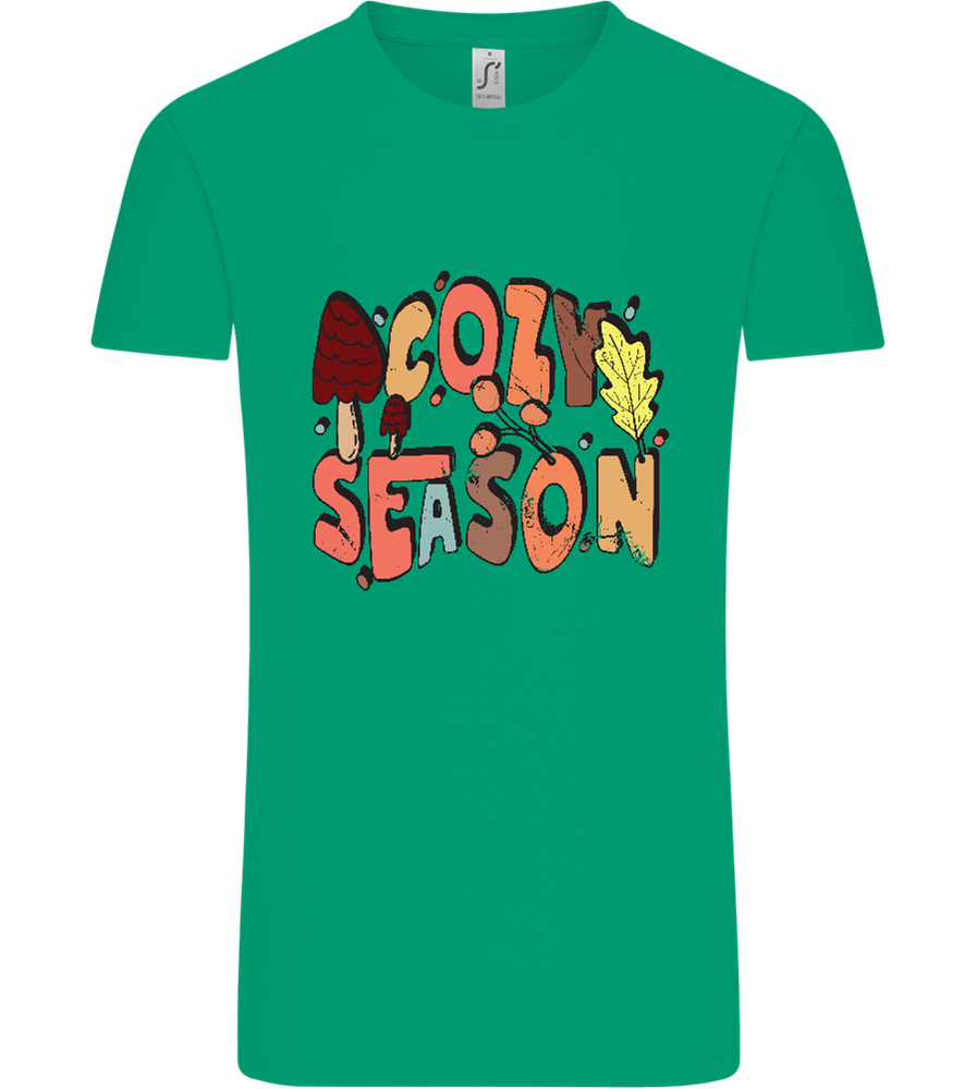 Cozy Season Design - Comfort Unisex T-Shirt_SPRING GREEN_front