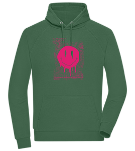 Distorted Pink Smiley Design - Comfort unisex hoodie