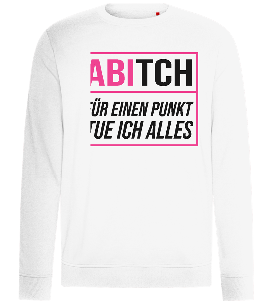 Tue Ich Alles Design - Comfort unisex sweater_WHITE_front