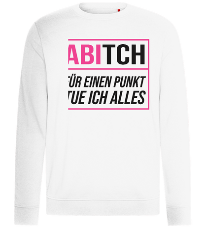 Tue Ich Alles Design - Comfort unisex sweater_WHITE_front