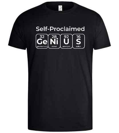 Periodic Table Genius Design - Basic men's t-shirt_MARINE_front