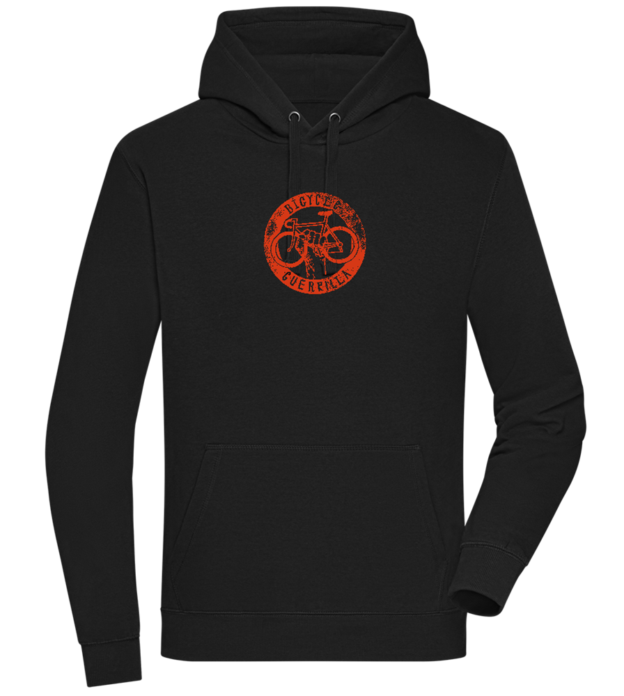 Bicycle Guerrilla Design - Premium unisex hoodie_BLACK_front