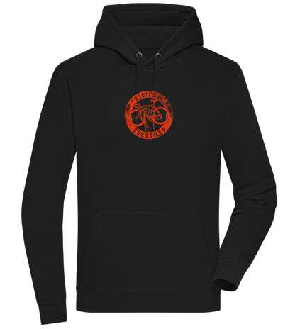 Bicycle Guerrilla Design - Premium unisex hoodie_BLACK_front