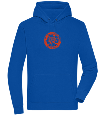 Bicycle Guerrilla Design - Premium unisex hoodie_ROYAL_front