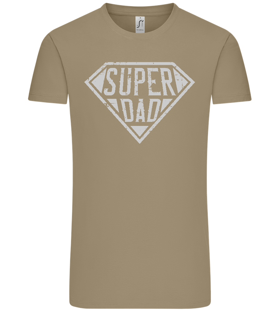 Super Dad 2 Design - Comfort Unisex T-Shirt_KHAKI_front