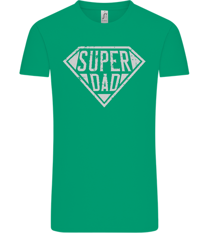 Super Dad 2 Design - Comfort Unisex T-Shirt_SPRING GREEN_front
