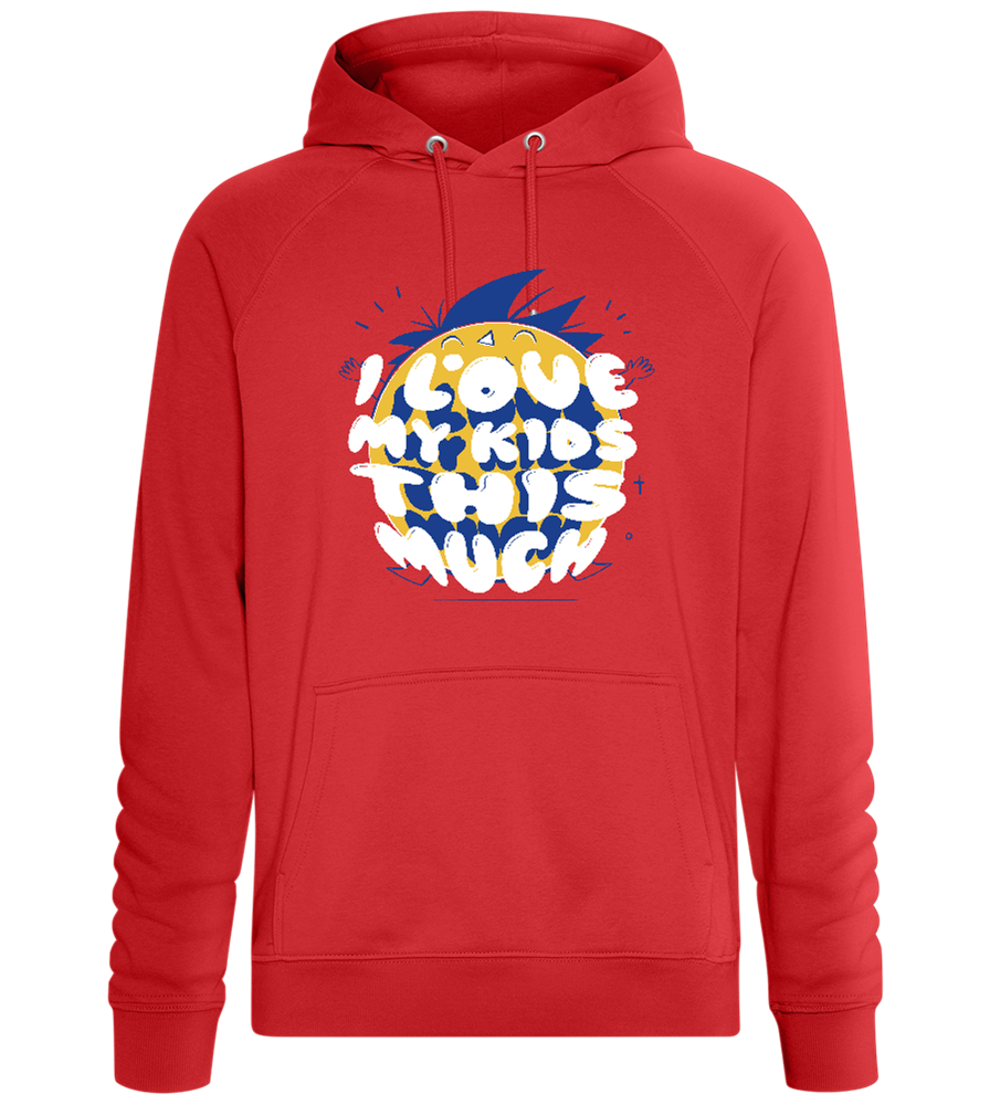 Love My Kids Design - Comfort unisex hoodie_RED_front