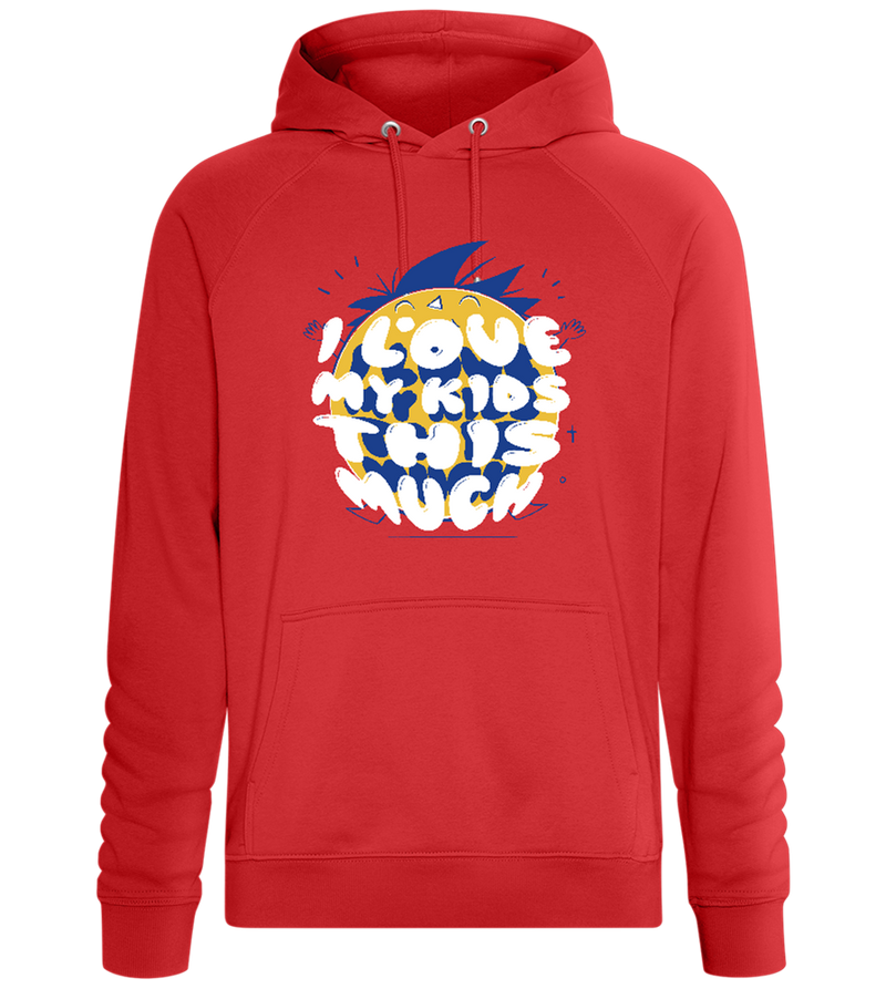 Love My Kids Design - Comfort unisex hoodie_RED_front