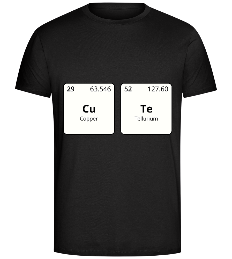 Copper Telurium Design - Comfort Unisex T-Shirt_DEEP BLACK_front