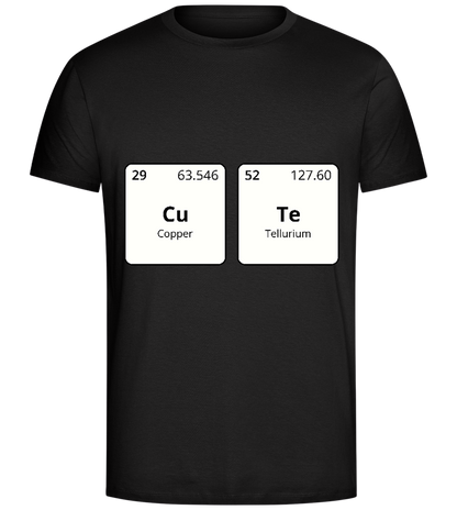 Copper Telurium Design - Comfort Unisex T-Shirt_DEEP BLACK_front