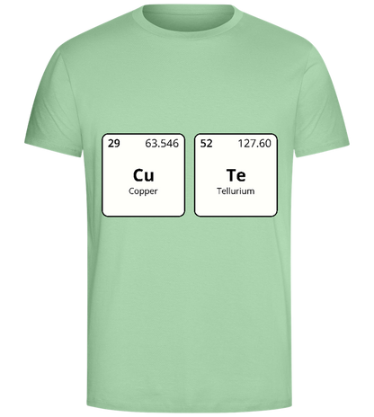 Copper Telurium Design - Comfort Unisex T-Shirt_ICE GREEN_front