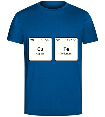 Copper Telurium Design - Comfort Unisex T-Shirt_ROYAL_front