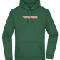 Good Vibes Rainbow Design - Premium Essential Unisex Hoodie_GREEN BOTTLE_front