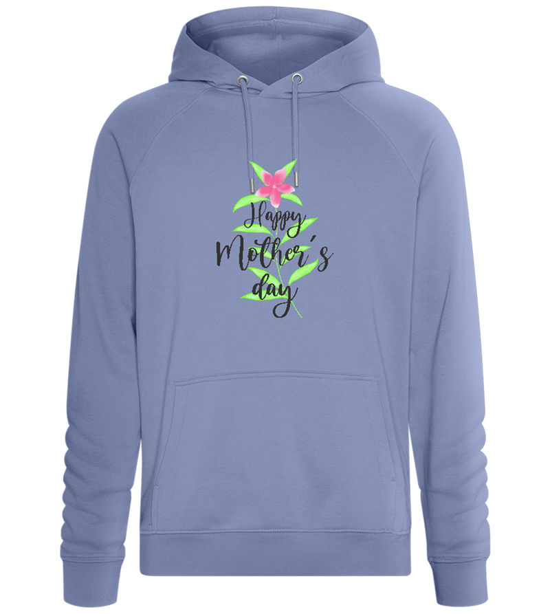 Happy Mother's Day Flower Design - Comfort unisex hoodie_BLUE_front