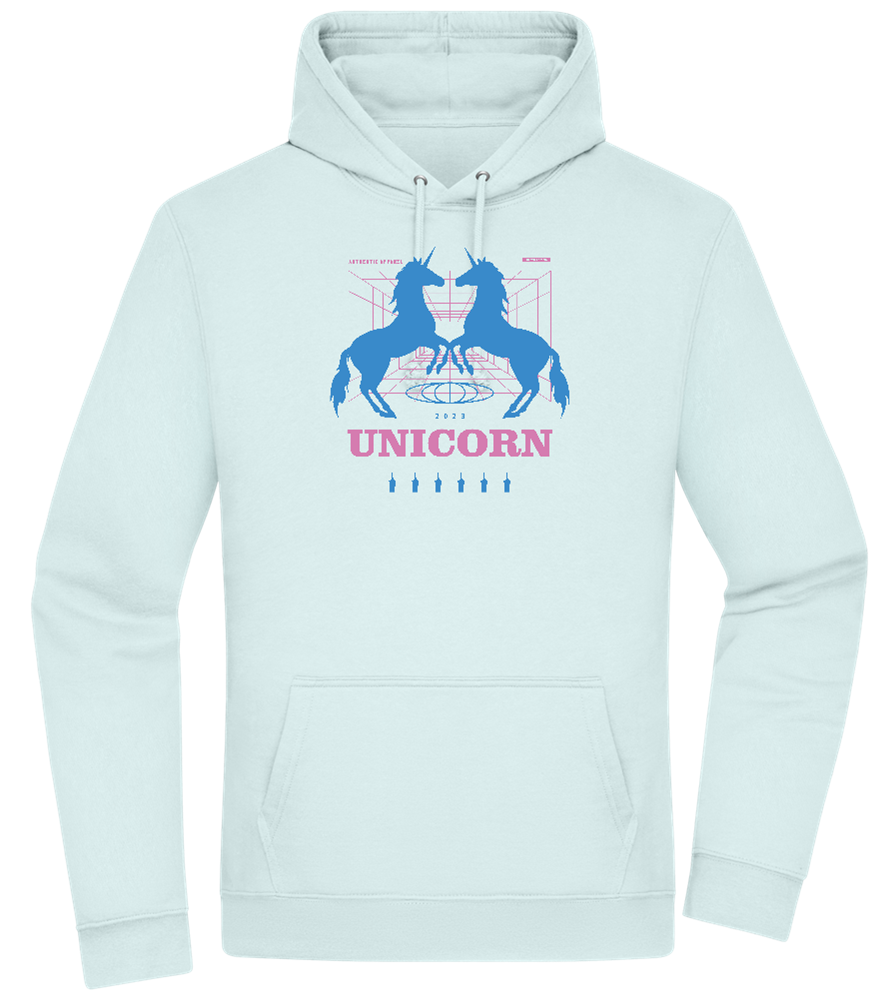 Unicorn Apparel 2023 Design - Premium Essential Unisex Hoodie_ARCTIC BLUE_front