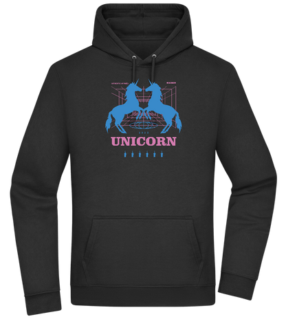 Unicorn Apparel 2023 Design - Premium Essential Unisex Hoodie_BLACK_front