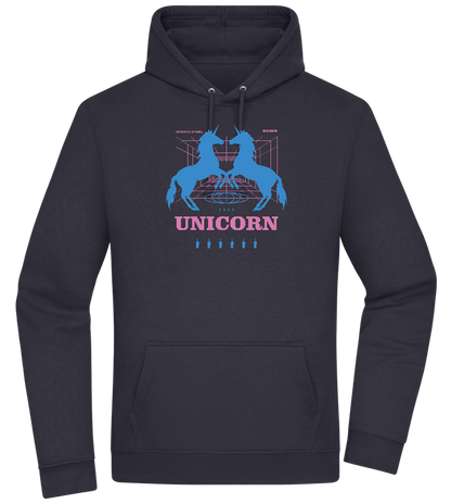 Unicorn Apparel 2023 Design - Premium Essential Unisex Hoodie_FRENCH NAVY_front