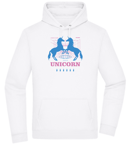 Unicorn Apparel 2023 Design - Premium Essential Unisex Hoodie_WHITE_front