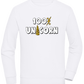 100 Percent Unicorn Design - Comfort unisex sweater_WHITE_front