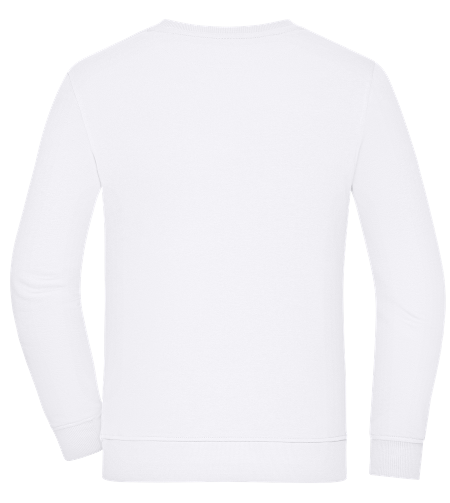 100 Percent Unicorn Design - Comfort unisex sweater_WHITE_back