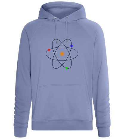 Simple Atom Design - Comfort unisex hoodie_BLUE_front