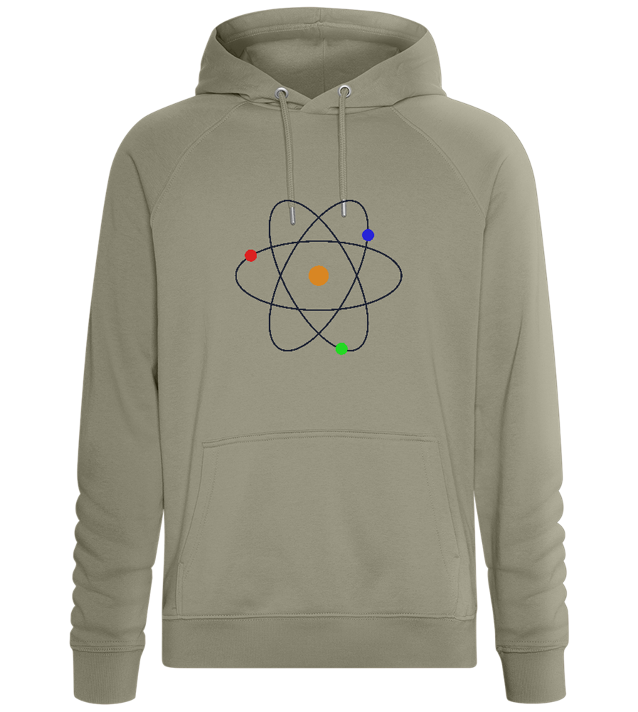 Simple Atom Design - Comfort unisex hoodie_KHAKI_front