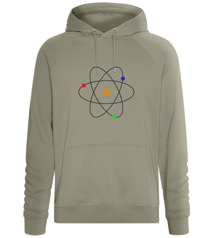 Simple Atom Design - Comfort unisex hoodie_KHAKI_front