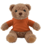 Teddy Bear Plush with Hoodie_ORANGE_front