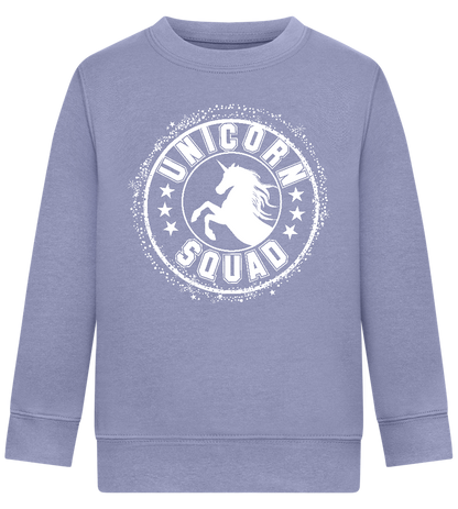 Unicorn Squad Logo Design - Comfort Kids Sweater_BLUE_front