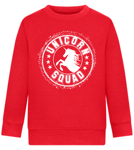 Unicorn Squad Logo Design - Comfort Kids Sweater