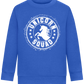 Unicorn Squad Logo Design - Comfort Kids Sweater_ROYAL_front