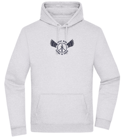 Living In Peace Design - Premium Essential Unisex Hoodie_ORION GREY II_front