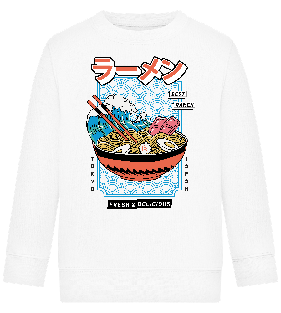 Best Ramen Design - Comfort Kids Sweater_WHITE_front