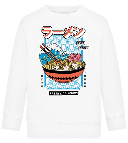 Best Ramen Design - Comfort Kids Sweater_WHITE_front