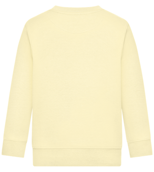 Best Ramen Design - Comfort Kids Sweater_AMARELO CLARO_back