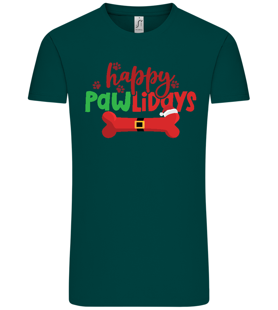 Happy Pawlidays Design - Comfort Unisex T-Shirt_GREEN EMPIRE_front