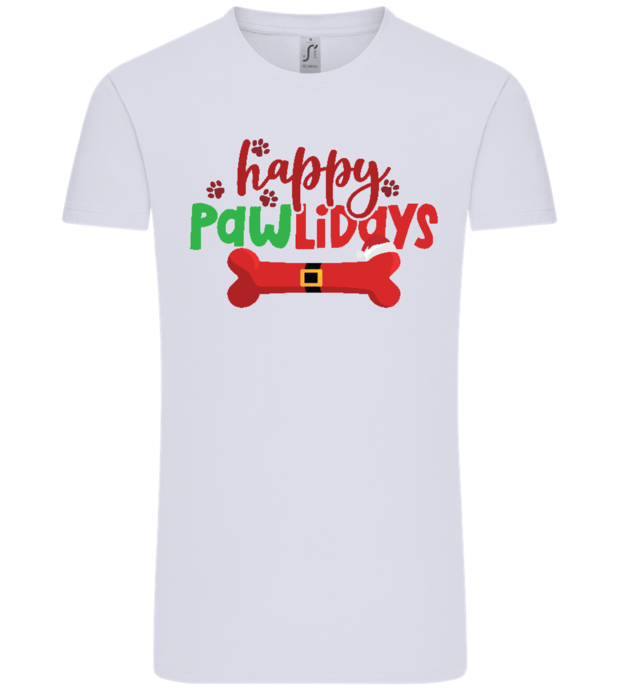 Happy Pawlidays Design - Comfort Unisex T-Shirt_LILAK_front