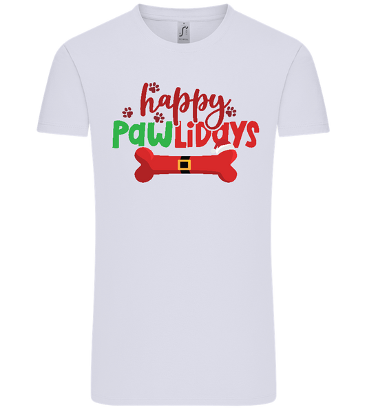 Happy Pawlidays Design - Comfort Unisex T-Shirt_LILAK_front