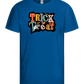 Spooky Trick or Treat Design - Basic kids t-shirt_ROYAL_front