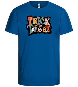 Spooky Trick or Treat Design - Basic kids t-shirt