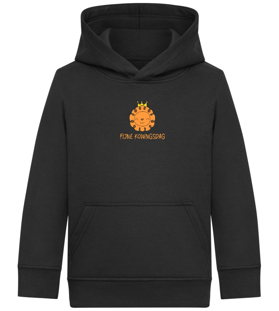 Fijne Koningsdag Design - Comfort Kids Hoodie_BLACK_front