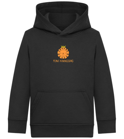 Fijne Koningsdag Design - Comfort Kids Hoodie_BLACK_front