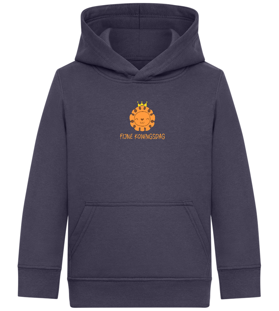 Fijne Koningsdag Design - Comfort Kids Hoodie_FRENCH NAVY_front